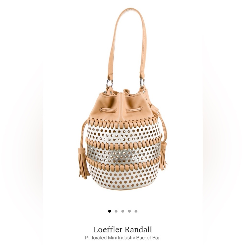 Loeffler Randall - Mini Industry Perforated Bucket Bag